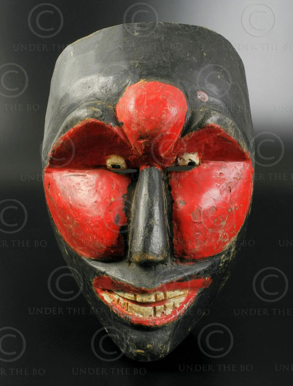 Yogyakarta Topeng Mask Id Yogyakarta Region Central Java Island