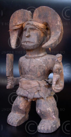 African statue Magical figure Ikenga, Ibo, Nigeria, 19th cent.