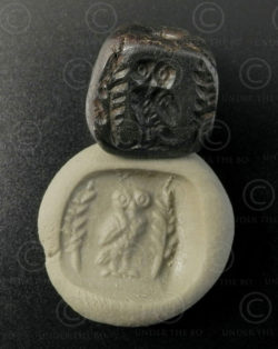 Ancient Scythian seal 13SH2A9. Nimruz province of Afghanistan.