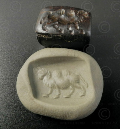 Ancient Scythian seal 13SH2C8. Nimruz province of Afghanistan.