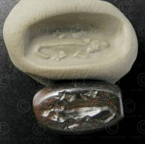 Ancient Scythian seal 13SH2E1. Nimruz province of Afghanistan.