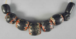 Ancient chevron beads BD249. All sourced from the Iban and M'baloh tribes in the