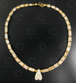 Necklace with archaeological stones 554A. Under the Bo workshop
