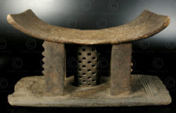 Ashanti stool N2A. Ghana. 19th-early 20th century.