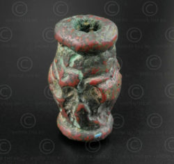 Bactrian bronze bead 13SH41F. North Afghanistan, ancient kingdom of Bactria.