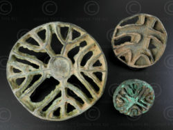 Bactrian bronze stamps AFG88. North Afghanistan, ancient kingdom of Bactria.