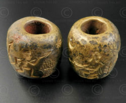 Bactrian bronze roll seals BD270C. North Afghanistan, ancient Indo-Greek kingdom