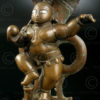 Dancing Gopal A158. Bronze, with silver eyes. Maharashtra, India