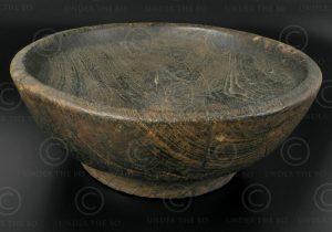 Batak wooden mortar ID23. Batak culture, Samosir island, Sumatra, Indonesia.