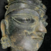 Bronze Shiva mask 16P13C. Bhuta cult, Tulu Nadu region. Coastal Southern Karnataka state or Northern Kerala, Southern India.