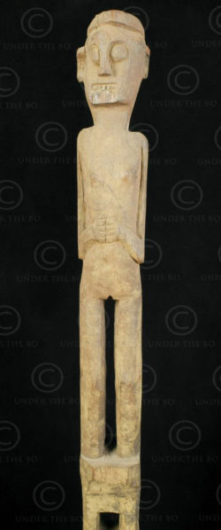 Borneo field protector statue BO185. Iban culture, Sarawak/West Kalimantan, Born