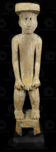 Borneo statue BO221. Ot Danum Dayak culture, Central Borneo, Indonesia