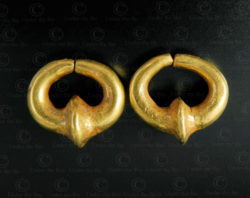 Boucle d'oreille or Gandhara