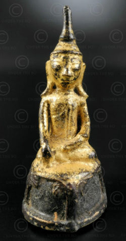 Bouddha Ava bronze BU487B. Birmanie du nord.