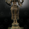 Parvati debout bronze 16P1. Tamil Nadu, Inde du sud.