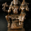 Bronze Shiva with Parvati statuette A193. Tamil Nadu, southern India.
