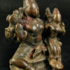 Bronze Vishnu with Lakshmi statuette 16P42. Tamil Nadu, southern India.