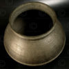 Spherical bronze pot for Hindu temple cooking. Kerala state, Southern India.