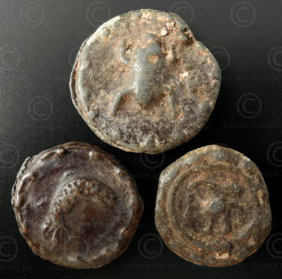 Pyu tin tokens C90. Pyu city-states (Burma).