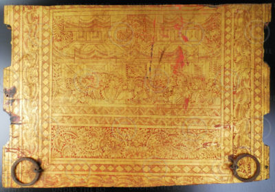 Burmese gilded panel BU501. Mandalay style, Burma.