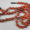 Burmite red amber beads BD223. India amber originally from northern Burma