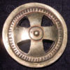 Solid brass buckle FB18. Celtic cross.