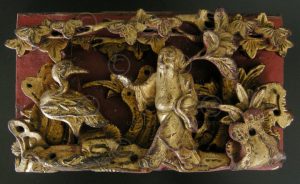 Chinese carving CP28A. Camphor wood, China,