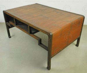 Chinese style table FVT5. Design François Villaret, Under the Bo workshop, Thail