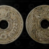 Siam holed coins C184. Bangkok, Kingdom of Siam (Thailand).
