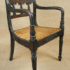 Colonial armchairs FVC3B. Colonial style. Teakwood, rattan.