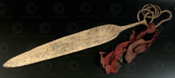 Couteau taoiste yao YA1B. dague de prêtre. Chine du sud.