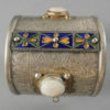 Berber silver bracelet B204. Ethnic Berber culture, Morocco.