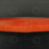 Faceted cornelian bead BD203B. Manufactured in India, sourced in Borneo.