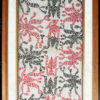 Framed Kantha IN33. Bihar or West Bengal. Mid-20th century.