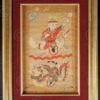 Framed Yao painting YA67. Lantien Yao minority, Southern China or Laos.