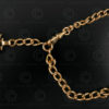 French gold chain bracelet B213. French work.