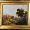 French painting FR9A. Signed Alexandre. French school.