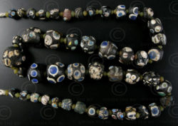 Antique glass beads SH43. Afghanistan.
