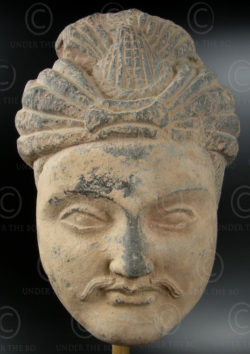 Gandhara Bodhisattva head 10GH15. Pakistan. Swat valley