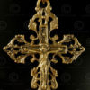 Gold Christian cross P167. India.