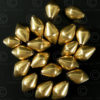 Gold beads BD130. Indian 18K gold. India.