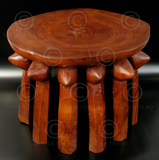 Hehe Stool FV8. Hehe style stool (Tanzania). Under the Bo workshop.