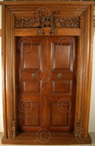 Indian door 08MT1. Southern India.