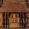Madras door 08MT7. Teak wood. Madras, Southern India.