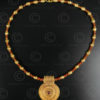 Indian gold and cornelian necklace 624. Designed by François Villaret.
