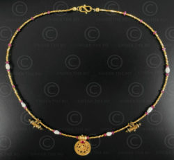 Indian gold necklace 629. Design François Villaret.