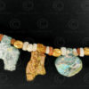 Excavated Bactrian glass beads necklace 628. Designed by François Villaret.