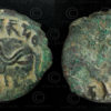 Shahi bronze coins C71-72. Hindu Shahi kings of Kabul and Gandhara, Afghanistan.