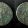 Kushan bronze coin C130B. Kushan Empire.