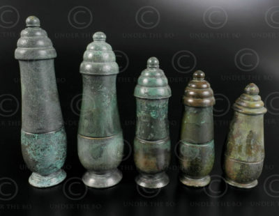 Khmer lime containers KM91. Angkor Wat period, Cambodia.